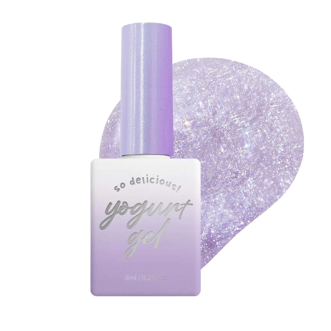 Yogurt Nail Glass Bead Magnetic Cat Eye Glitter Gel - Full 10pc Collection/Individual Bottles