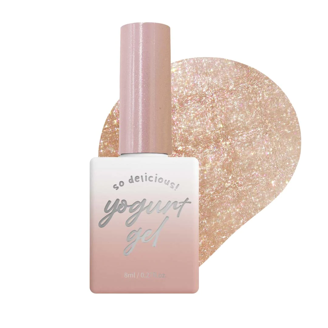 Yogurt Nail Glass Bead Magnetic Cat Eye Glitter Gel - Full 10pc Collection/Individual Bottles