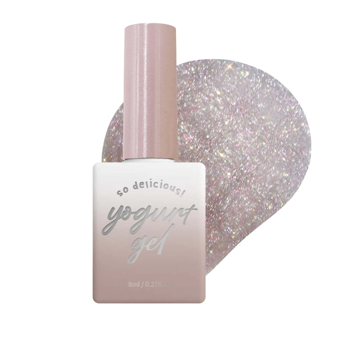 Yogurt Nail Glass Bead Magnetic Cat Eye Glitter Gel - Full 10pc Collection/Individual Bottles
