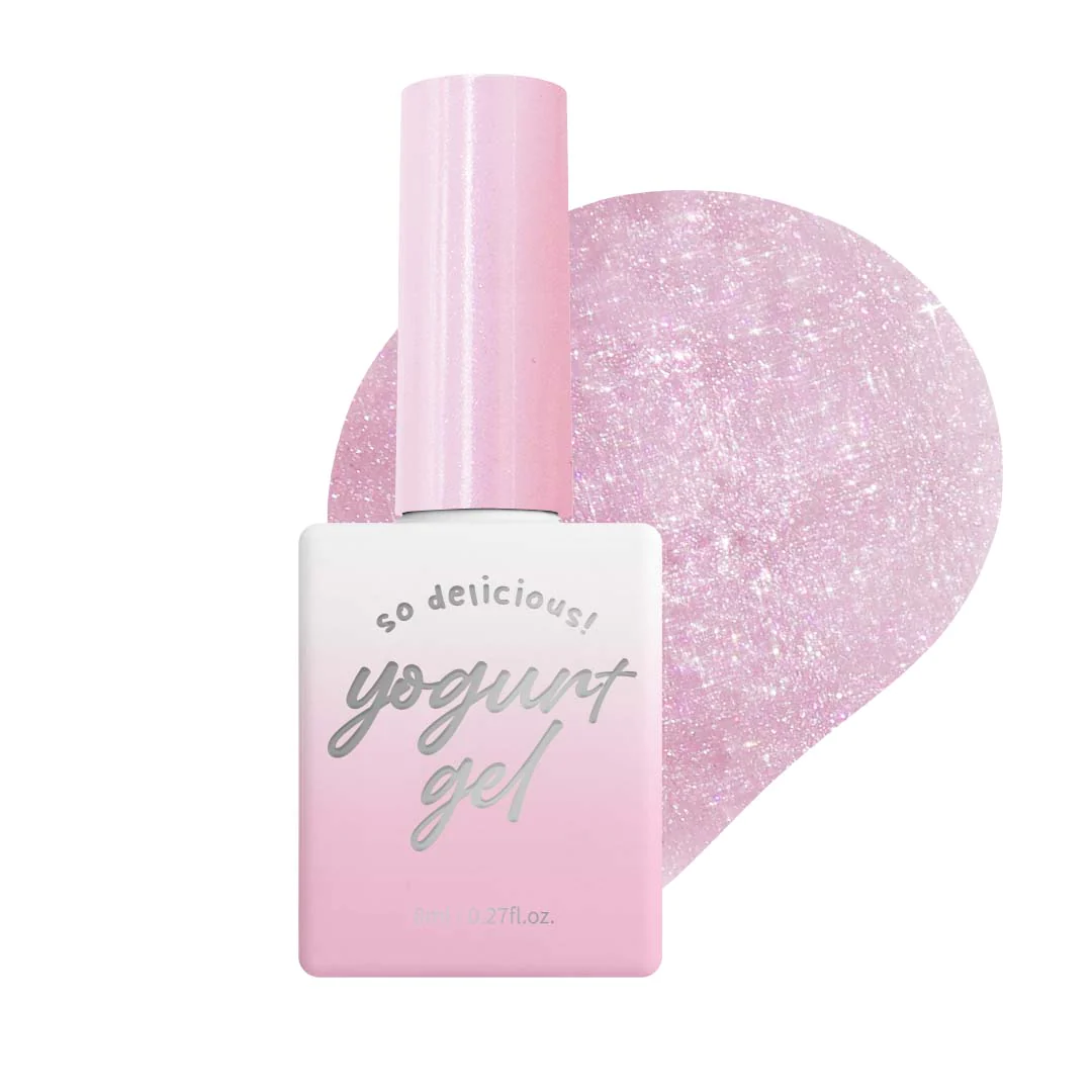 Yogurt Nail Glass Bead Magnetic Cat Eye Glitter Gel - Full 10pc Collection/Individual Bottles