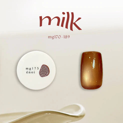 énoi 'milk' Magnetic Gel Series - full 20pc set/individual pots (mg171-189)