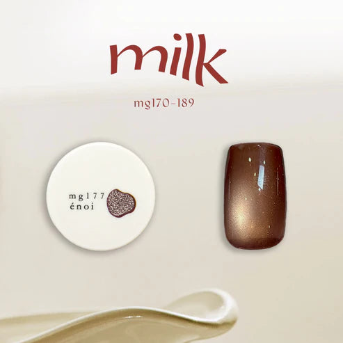 énoi 'milk' Magnetic Gel Series - full 20pc set/individual pots (mg171-189)