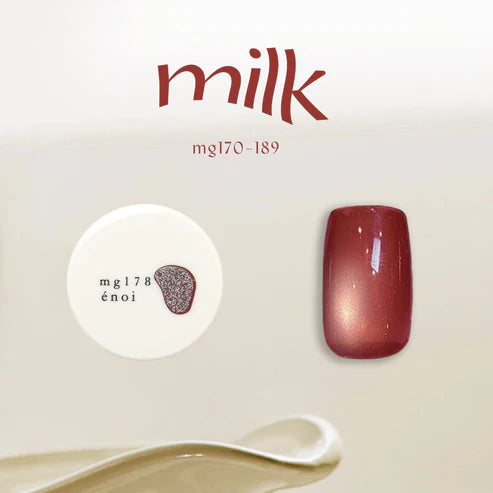 énoi 'milk' Magnetic Gel Series - full 20pc set/individual pots (mg171-189)
