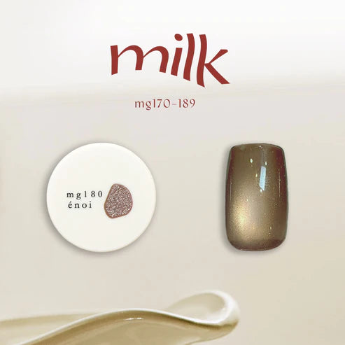 énoi 'milk' Magnetic Gel Series - full 20pc set/individual pots (mg171-189)