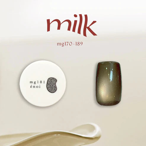 énoi 'milk' Magnetic Gel Series - full 20pc set/individual pots (mg171-189)