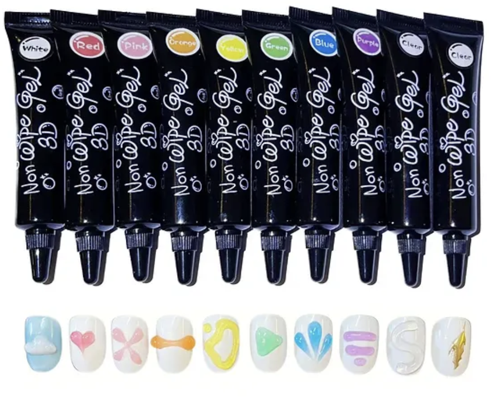 MPA Non-wipe 3D Squeezy Gel - 9pc set