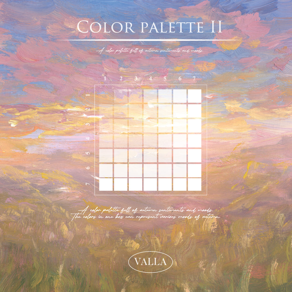 Valla Colour Palette ll - Full 8pc Collection/Individual Bottles