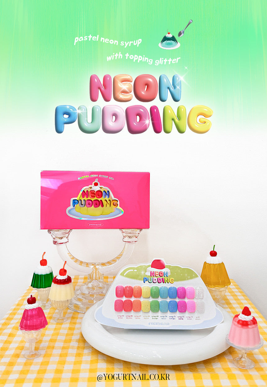 Yogurt Nail Neon Pudding Syrup Gel Collection - Full 10pc Collection/Individual Bottles