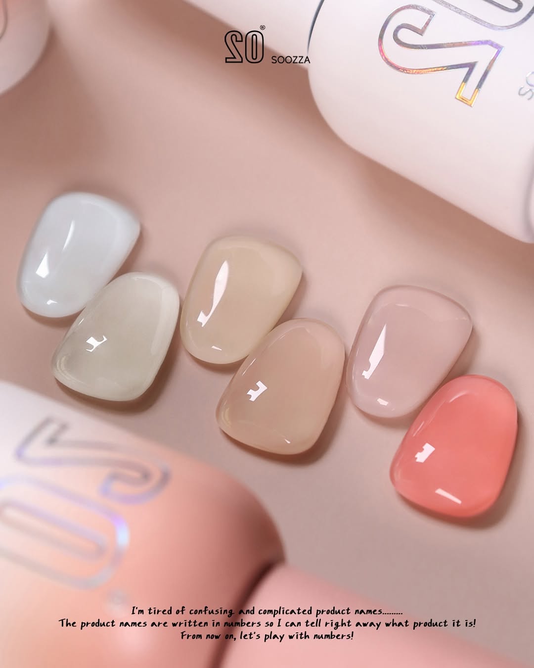 SOOZZA B2 (Nude) Collection - Full 6pc Set/Individual Bottles