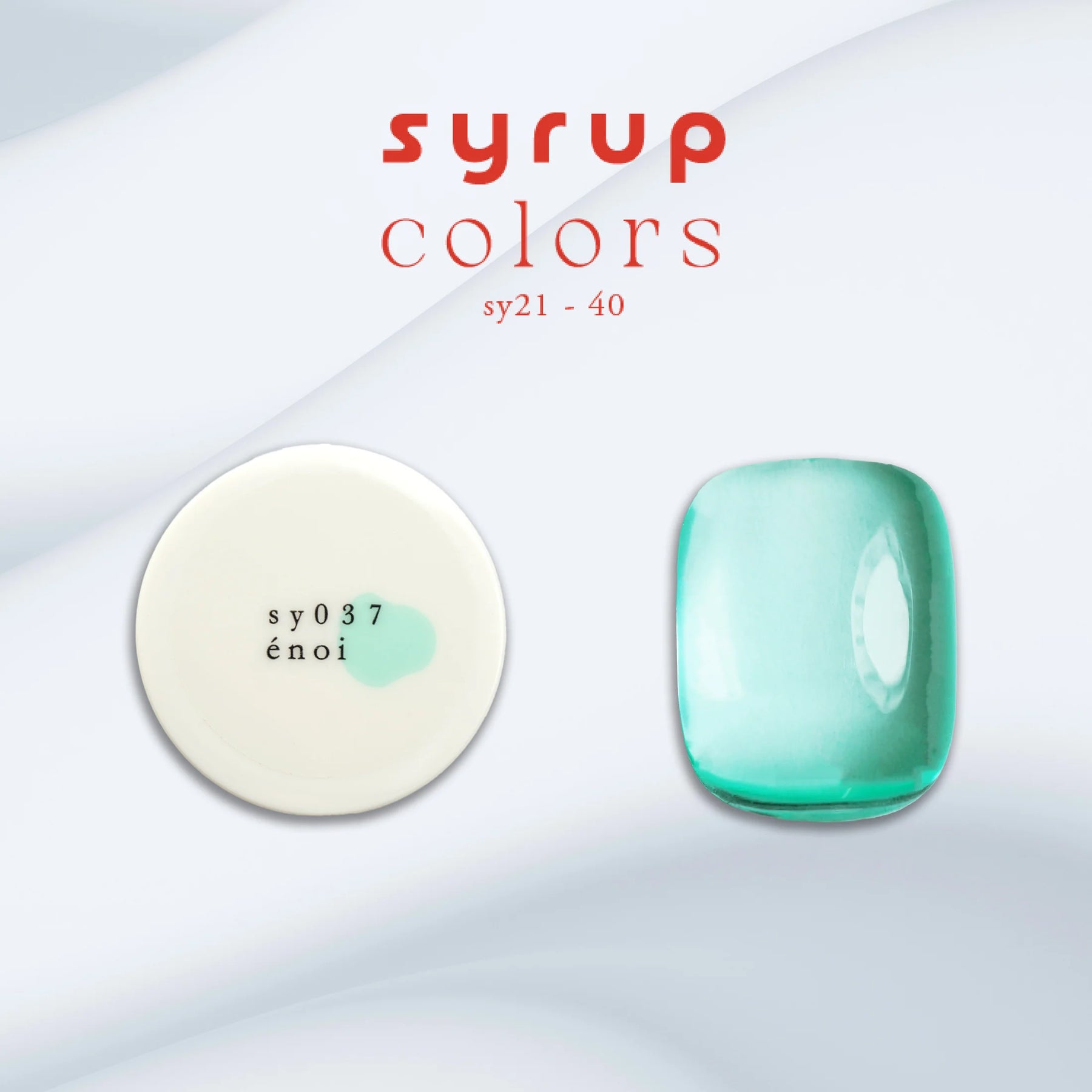 énoi SS Syrup Gel Collection - full 20pc set/10pc sets/individual pots (sy021-040)
