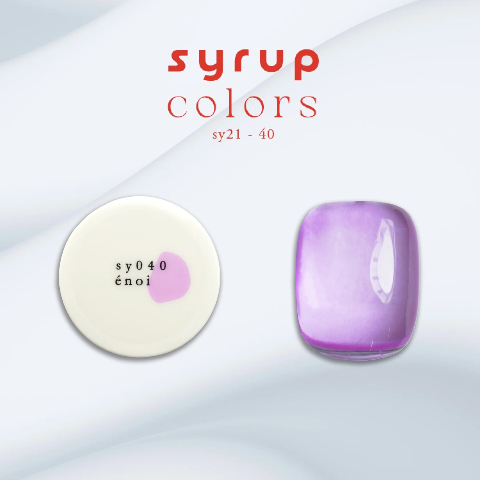 énoi SS Syrup Gel Collection - full 20pc set/10pc sets/individual pots (sy021-040)
