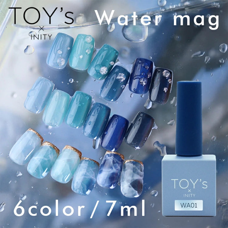 TOY's x INITY Water Mag (Magnetic Gel) Collection - Full 6pc set/Individual bottles