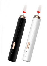 Peony Portable E-file/taladro de uñas (negro/blanco)