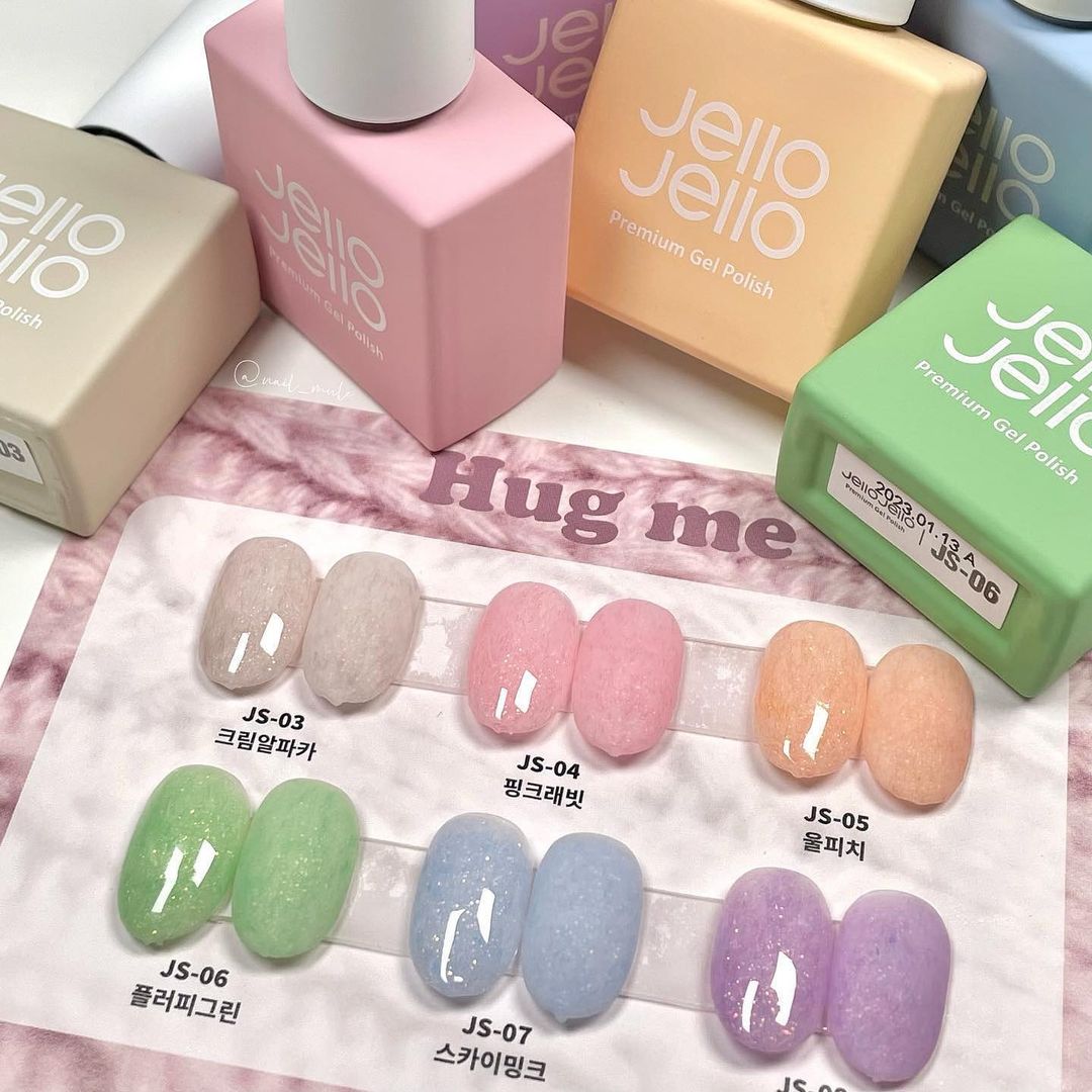 JELLO JELLO Hug Me Velvet Syrup Gel Collection - Juego de 6 piezas