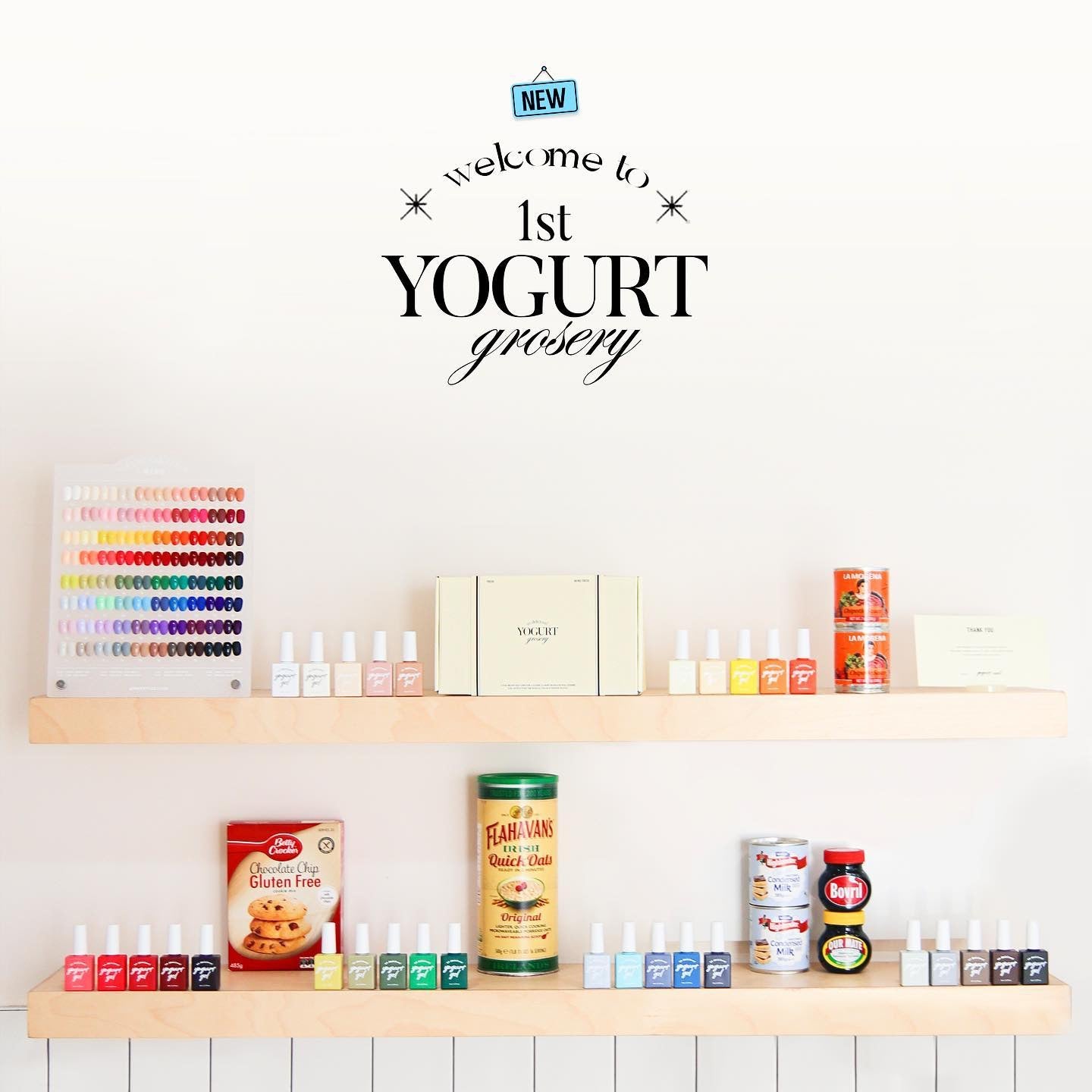 Juego de 80 piezas de Yogurt Nail Korea