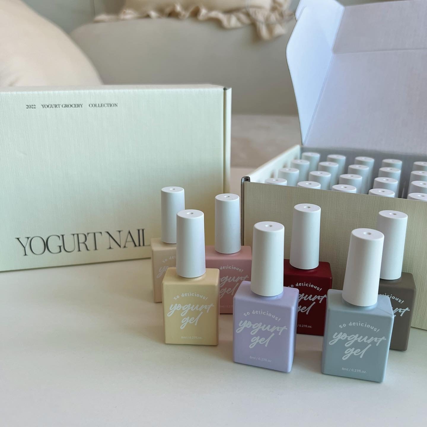 Juego de 80 piezas de Yogurt Nail Korea