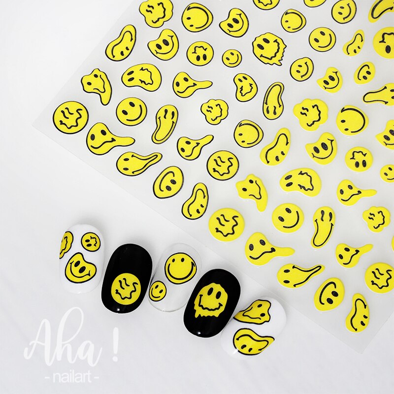 DREAM ART 1 pouce Smiley Face Stickers Roll Happy Senegal