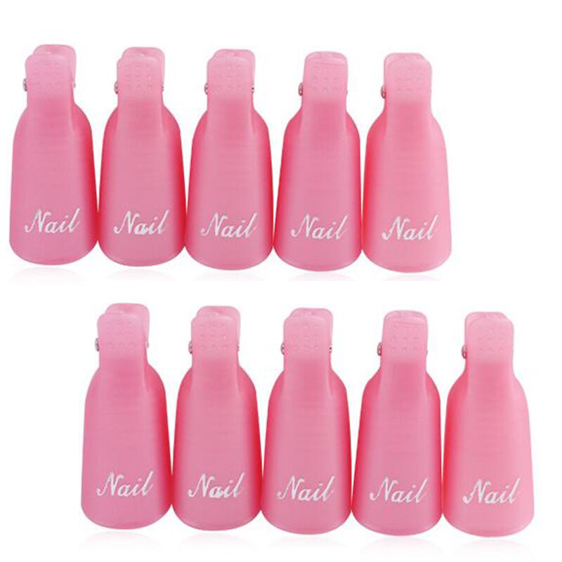 Soak off clips - 4 colour options