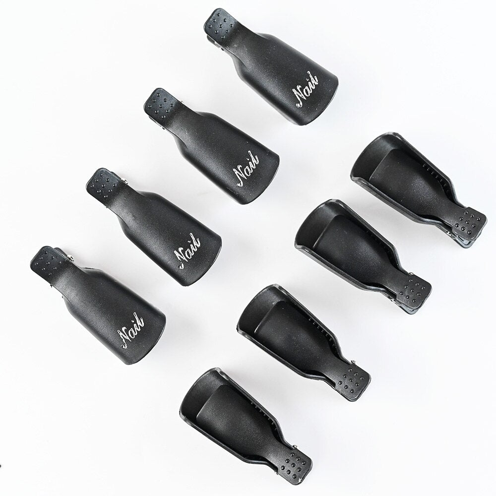 Soak off clips - 4 colour options