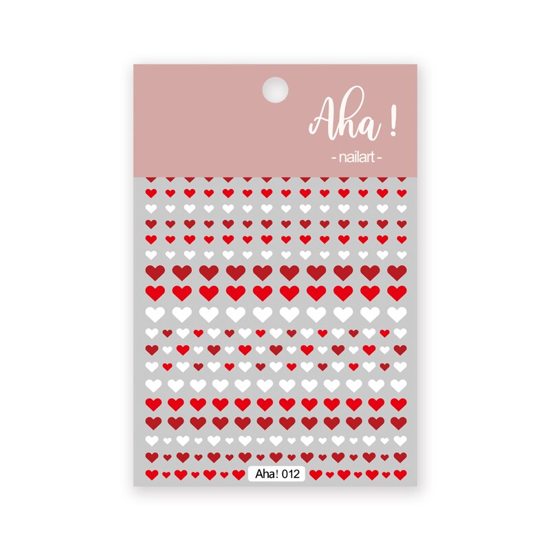 Classic love heart stickers