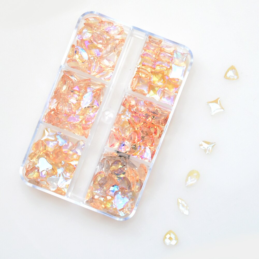 Peach aurora crystals