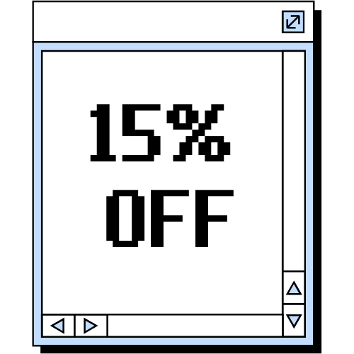 15% OFF