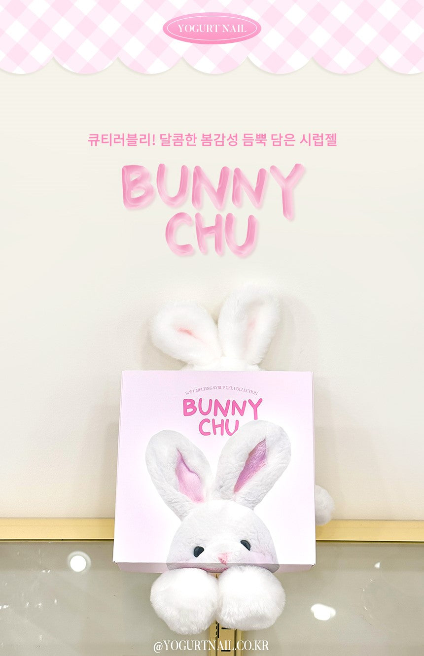 Yogurt Nail Korea Bunny Chu Syrup Gel Collection - Full 10pc Collection/Individual Bottles