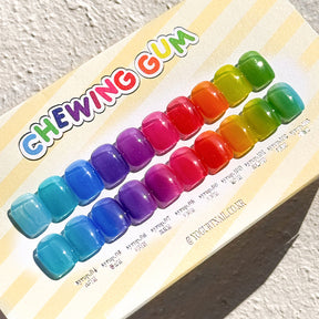 (PRE-ORDER DISCOUNT) Yogurt Nail Korea Chewing Gum Syrup Gel Collection - Full 10pc Set/Individual Bottles