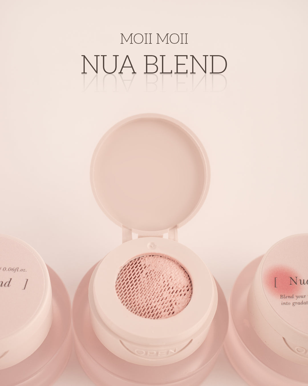 Moii Moii Nua Blend Gradation 6 Gel Pack + Gradation Sponge 70 Pack