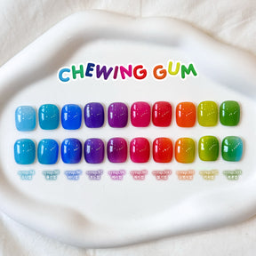 (PRE-ORDER DISCOUNT) Yogurt Nail Korea Chewing Gum Syrup Gel Collection - Full 10pc Set/Individual Bottles