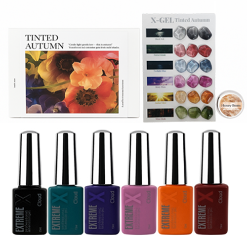 Cloud Extreme X Extension Gel Bottle - Tinted Autumn Series (6 Colour Options)