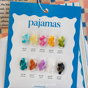 Yogurt Nail Korea Pajamas Ink Collection - Full 10pc Set/Individual Bottles