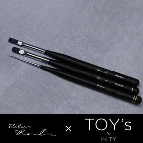 TOY's x INITY Gel Brushes - 7 types (Full 7pc Set/Individual Brushes)