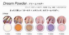 TOY's x INITY Aurora x Metallic Dream Powder - 6 colour set