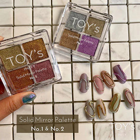 TOY's x INITY Solid Mirror (Chrome) Palette (4 colours) - 2 types