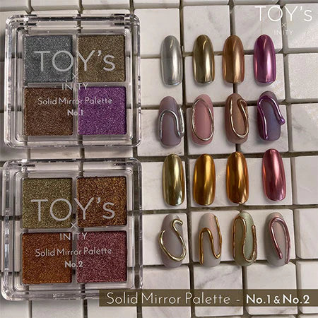 TOY's x INITY Solid Mirror (Chrome) Palette (4 colours) - 2 types