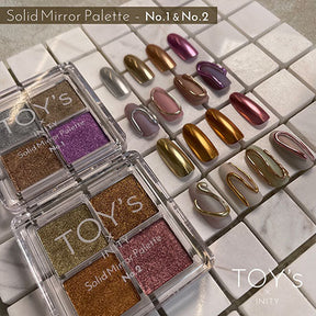 TOY's x INITY Solid Mirror (Chrome) Palette (4 colours) - 2 types