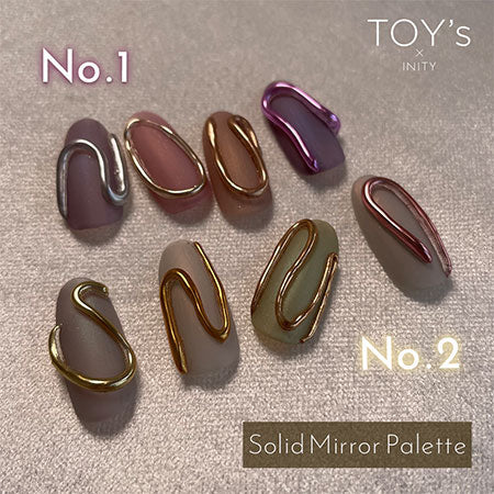 TOY's x INITY Solid Mirror (Chrome) Palette (4 colours) - 2 types