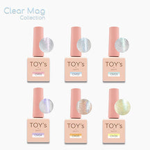 TOY's x INITY Clear Mag (Magnetic Gel) Collection - Full 6pc set/Individual bottles