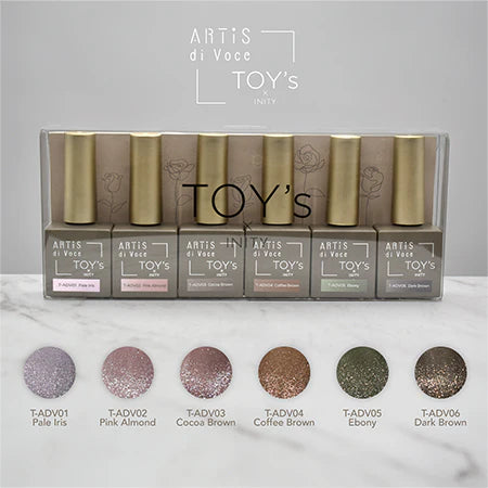 TOY's x INITY "ARTiS di voce" (Magnetic Gel) Collection - Full 6pc set