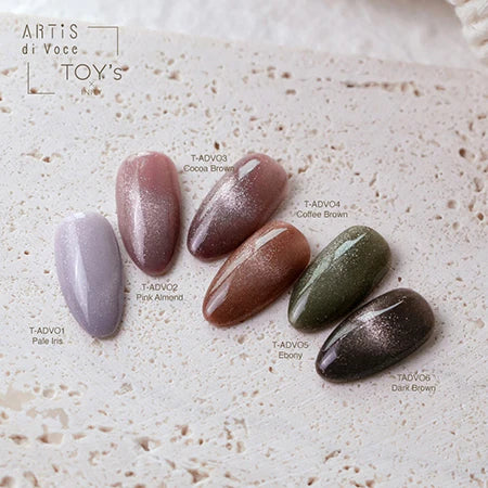 TOY's x INITY "ARTiS di voce" (Magnetic Gel) Collection - Full 6pc set