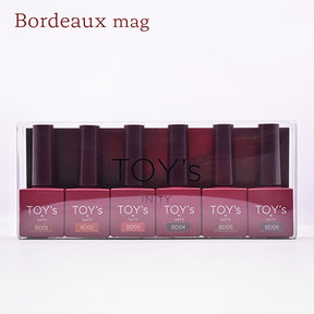 TOY's x INITY Bordeax Mag (Magnetic Gel) Collection - Full 6pc set/Individual bottles