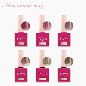 TOY's x INITY Mon Amour Mag (Magnetic Gel) Collection - Full 6pc set/Individual bottles