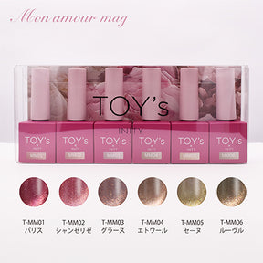 TOY's x INITY Mon Amour Mag (Magnetic Gel) Collection - Full 6pc set/Individual bottles