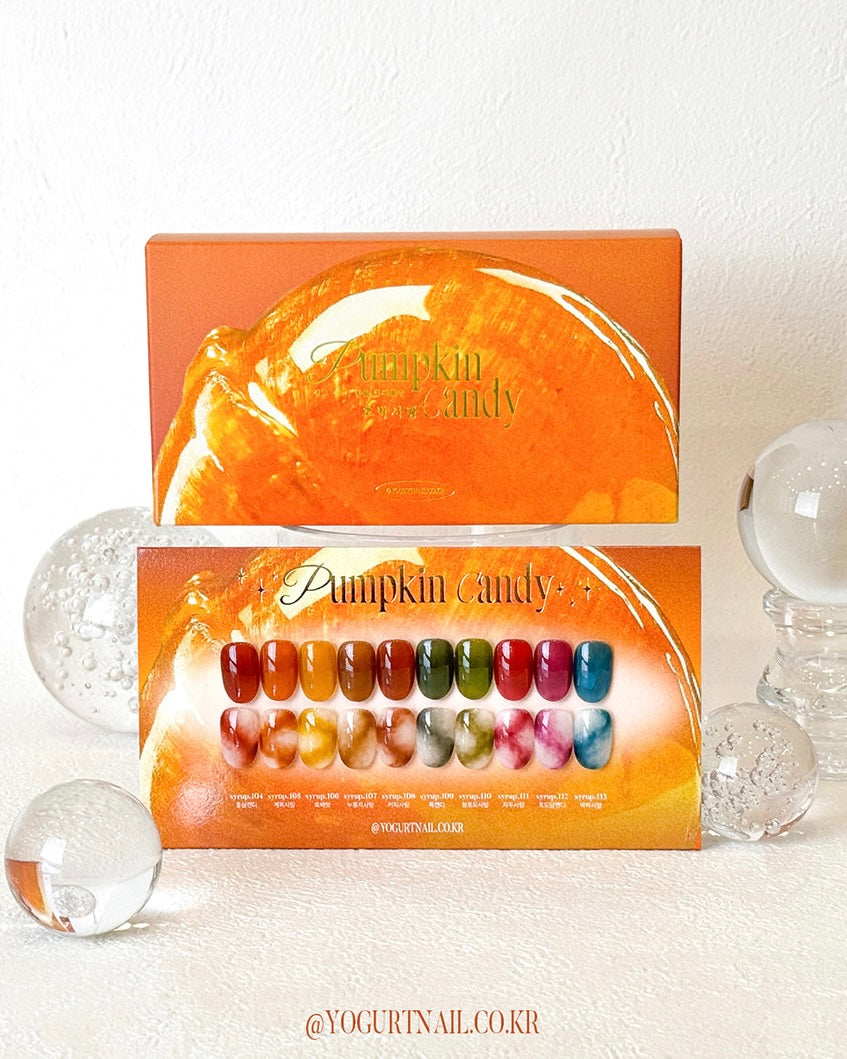 Yogurt Nail Pumpkin Candy Collection - Full 10pc Set/Individual Bottles