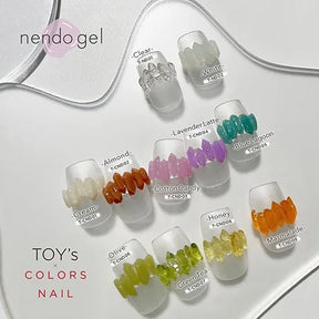 TOY's x "COLORS NAIL" Nendo 3D Gel - 12 colours (Full 12pc Set/Individual Pots)