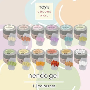 TOY's x "COLORS NAIL" Nendo 3D Gel - 12 colours (Full 12pc Set/Individual Pots)