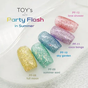 TOY's x INITY Party Flash Gel - 10 colours (Individual Bottles)