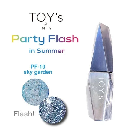 TOY's x INITY Party Flash Gel - 10 colours (Individual Bottles)