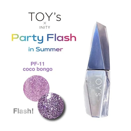 TOY's x INITY Party Flash Gel - 10 colours (Individual Bottles)